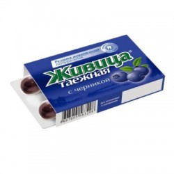 Жевательная резинка Живица таежная черника 5 шт.