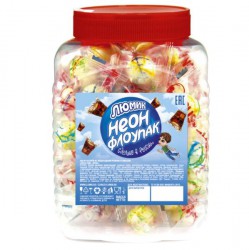 Жевательная резинка Люмик Неон в индивидуальной упаковке 60 шт.