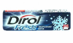 Жевательная резинка Dirol Морозная мята 10 шт.