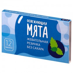 Жевательная резинка Доктор Столетов без сахара 12 шт.